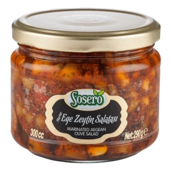 Sosero 290 gr Ege Zeytin Salatası - Görsel 5
