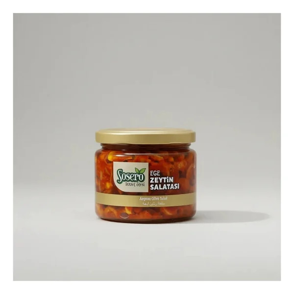 Sosero 290 gr Ege Zeytin Salatası - Görsel 6
