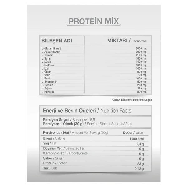 Goodday Protein Mix Amino Asit 500 gr - Görsel 4