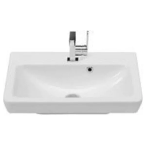 Turkuaz Seramik Cerastyle Porto 55x38 cm Etajerli Lavabo - Görsel 6