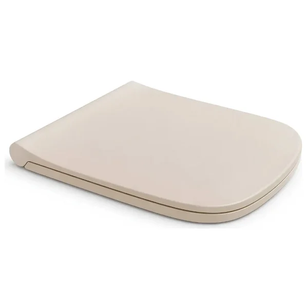 Turavit Luna Kanalsız Mat Cappucino Asma Klozet LN5610C, Luna Mat Cappucino Duroplast Yavaş Kapak - Bej - Görsel 3