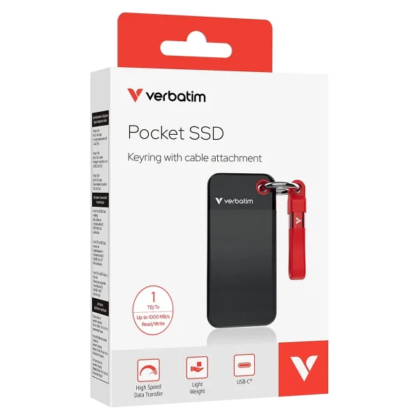 Verbatim Pocket 32193 Turuncu USB 3.2 1 TB Taşınabilir SSD - Görsel 3