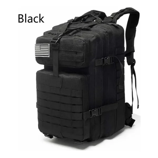 Single Sword 50L Taktik Sırt Çantası Su Geçirmez Askeri Outdoor Kamp Dağcı Çanta - Renk: Siyah - Standart - Görsel 2