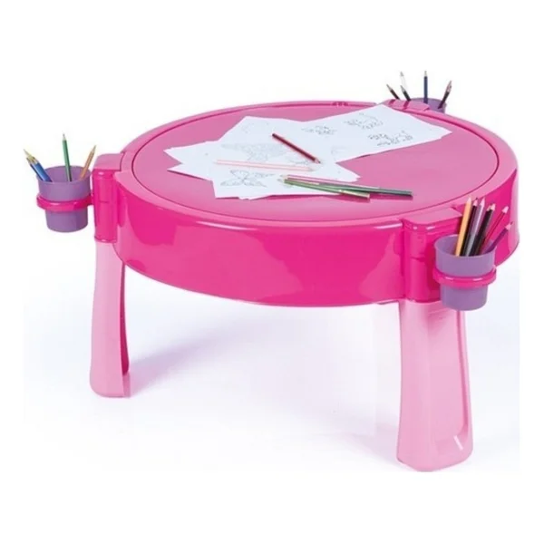 Dolu Unicorn Su ve Kum Aktivite Masası Pembe Renk 2570 Eğlenceli Tasarım ve Kullanım - Görsel 9