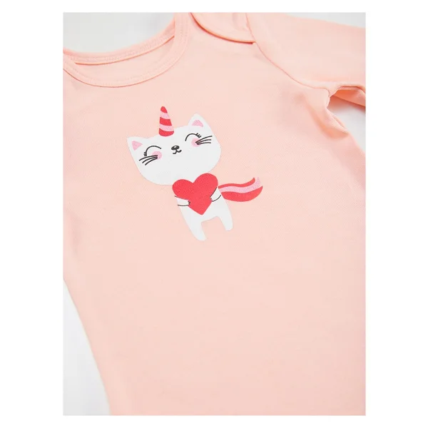 Kedi Kız Bebek Body Tayt-Pantolon Takım - Görsel 6