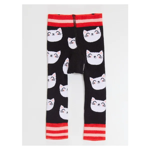 Kedi Kız Bebek Body Tayt-Pantolon Takım - Görsel 8