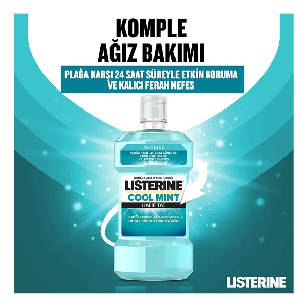 Listerine Zero Alkolsüz 500 ml Gargara - Görsel 3