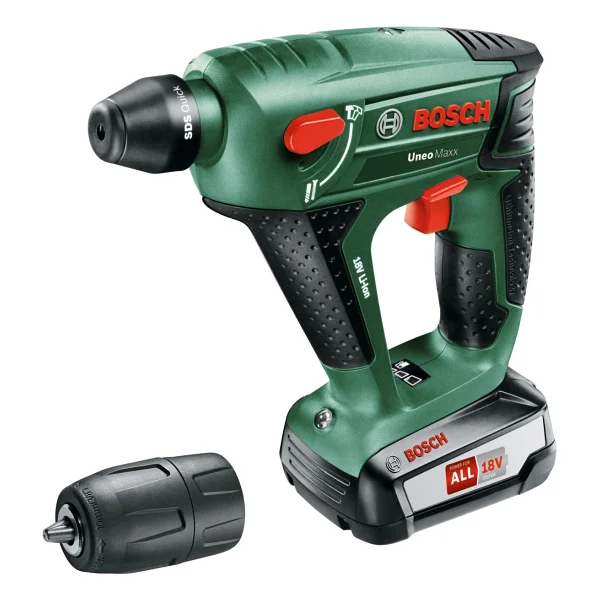 Bosch Uneo Maxx Tek Akülü 2.5 Ah Kırıcı-Delici - Görsel 2