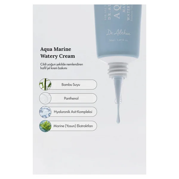 Dr. Althea Aqua Marine 50 ml Yoğun Nemlendirici Krem - Görsel 7