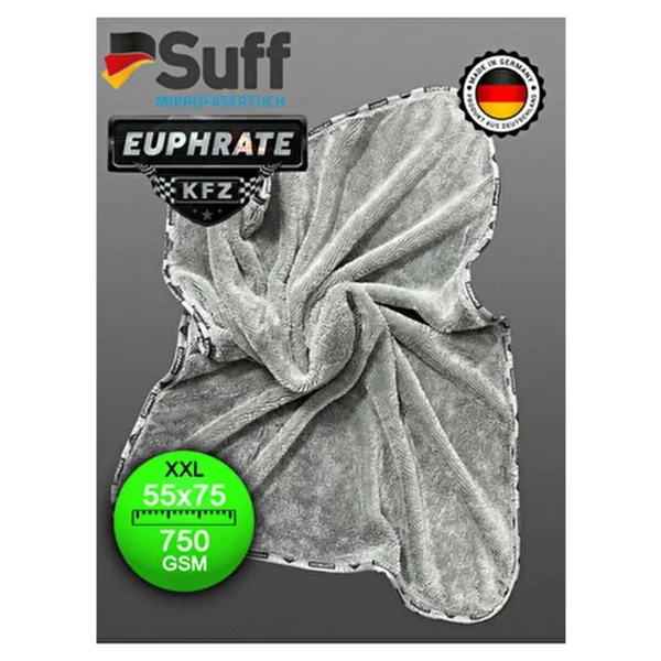 Euphrate Kfz 75X55CM Alman Üretim 750 Gsm Tank Bezi Gri-Mavi Renk 1 Adet - Görsel 4
