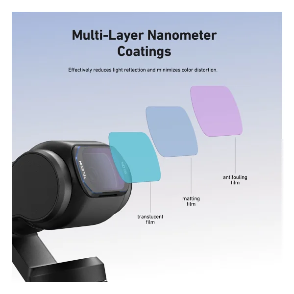 Telesin Osmo Pocket 4 ND Filtre Kiti - Görsel 10