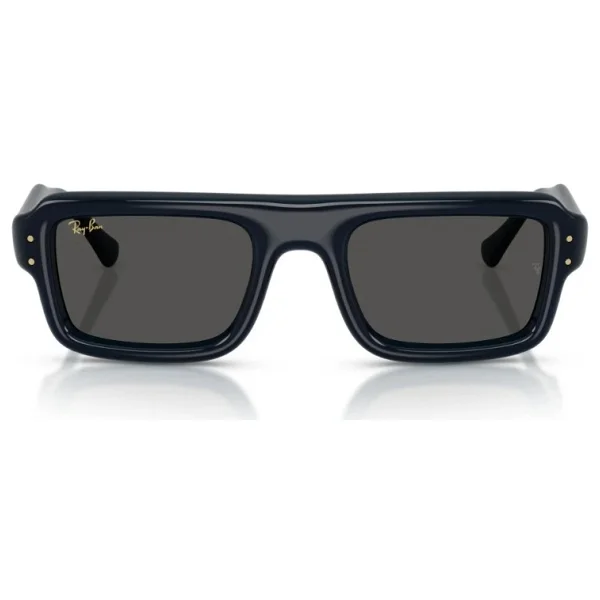 Ray-Ban Flacko Puffer 4954 689587 Transparent Dark Blue-Black Güneş Gözlüğü - Görsel 5