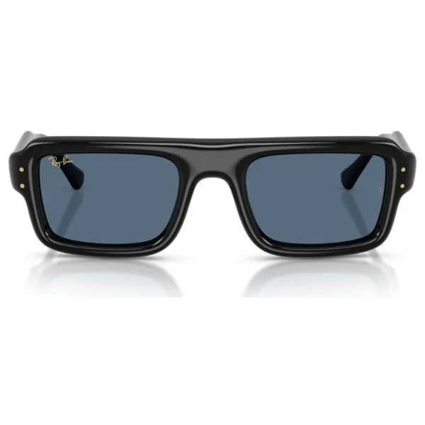 Ray-Ban Flacko Puffer 4954 601/80 Black-Dark Blue Güneş Gözlüğü - Görsel 5