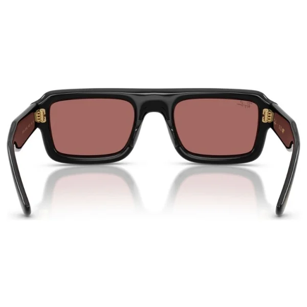 Ray-Ban Flacko Puffer 4954 601/69 Black-Dark Violet Güneş Gözlüğü - Görsel 3