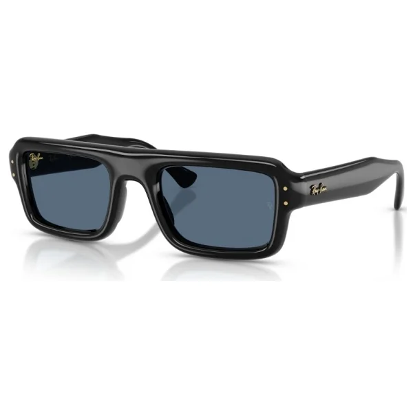 Ray-Ban Flacko Puffer 4954 601/80 Black-Dark Blue Güneş Gözlüğü - Görsel 8