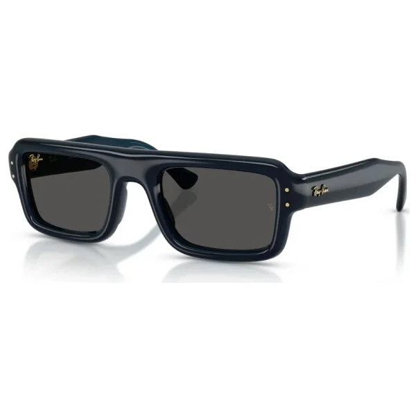 Ray-Ban Flacko Puffer 4954 689587 Transparent Dark Blue-Black Güneş Gözlüğü - Görsel 8