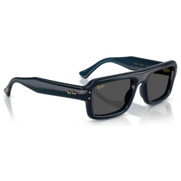 Ray-Ban Flacko Puffer 4954 689587 Transparent Dark Blue-Black Güneş Gözlüğü - Görsel 9