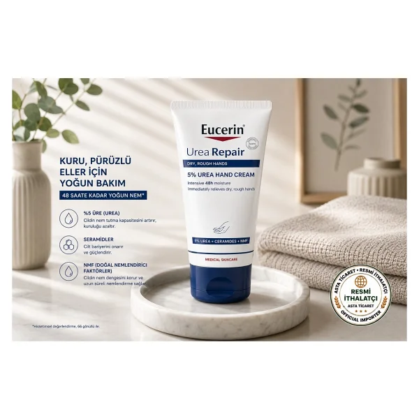 Eucerin Urea Repair Nemlendirici 75 ml El Kremi - Görsel 5