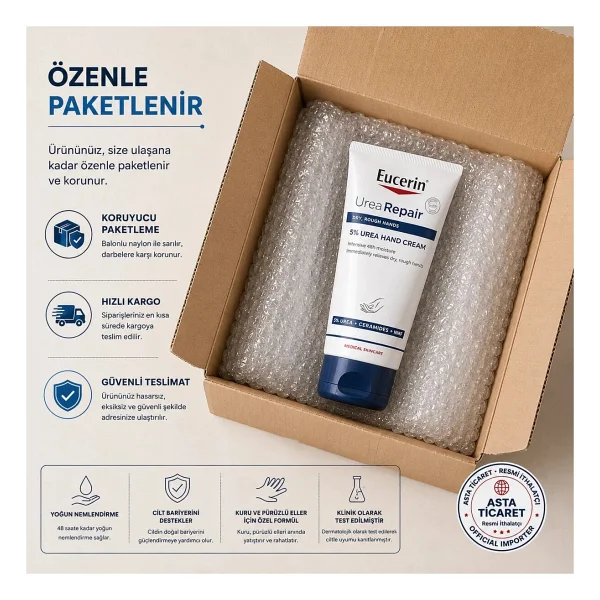 Eucerin Urea Repair Nemlendirici 75 ml El Kremi - Görsel 8