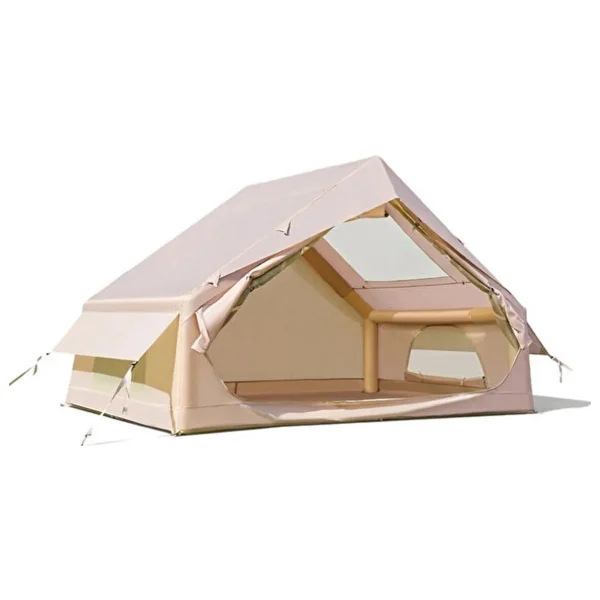Nurcamp 6 Kişilik 4 Mevsim Su Geçirmez Şişme Kamp Çadırı 210D Oxford Kumaş 8 M2 310X245X142 cm - Görsel 7