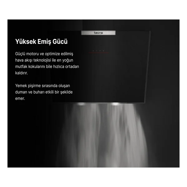 Tecna DA 671EB Beyaz Duvar Tipi Davlumbaz - Görsel 6