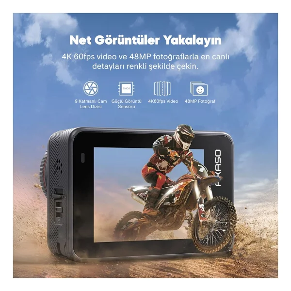 Akaso Brave 8 8K Aksiyon Kamerası - Görsel 2