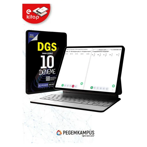 Pegem Akademi Yayıncılık 2026 DGS Tamamı Çözümlü 10 Deneme - Görsel 4