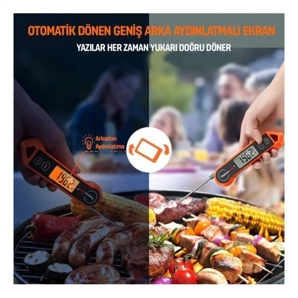 ThermoPro TP19H Katlanabilir Gıda Termometresi - Görsel 4