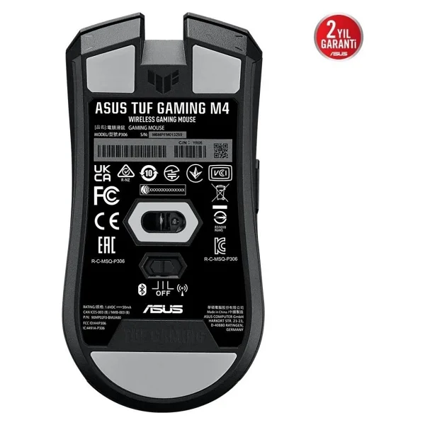 Asus TUF Gaming M4 Wireless Optik Kablosuz Oyuncu Mouse - Görsel 7