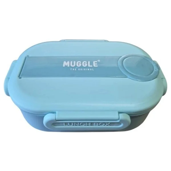 Muggle Ms-20 304 Paslanmaz Çelik Tek Katlı 2 Bölmeli 900 ml Beslenme Yemek Kabı/kutusu - Görsel 4