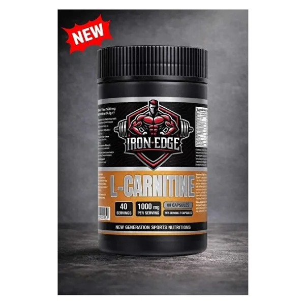 IRON EDGE L-CARNITINE(Karnitin) 80 Kapsül 40 Servis (1000Mg Servis) - Görsel 3