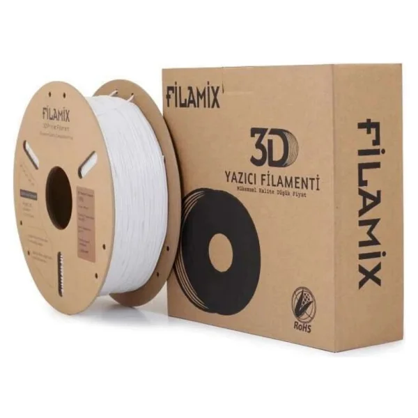 Filamix TPU 1.75 mm 1 kg Beyaz Filament - Görsel 4