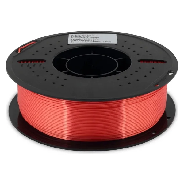 Filamix Silk PLA 1.75 mm 1 kg Kırmızı Filament - Görsel 2