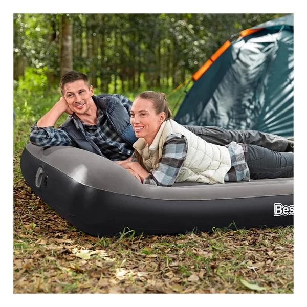 Bestway 671Bs 203X152X30 Şişme Yatak Gri - Görsel 2