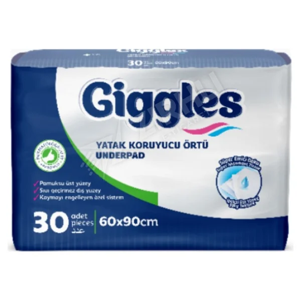 5 ADET Giggles Yatak Koruyucu Örtü 30'lu (60X90) - Görsel 2
