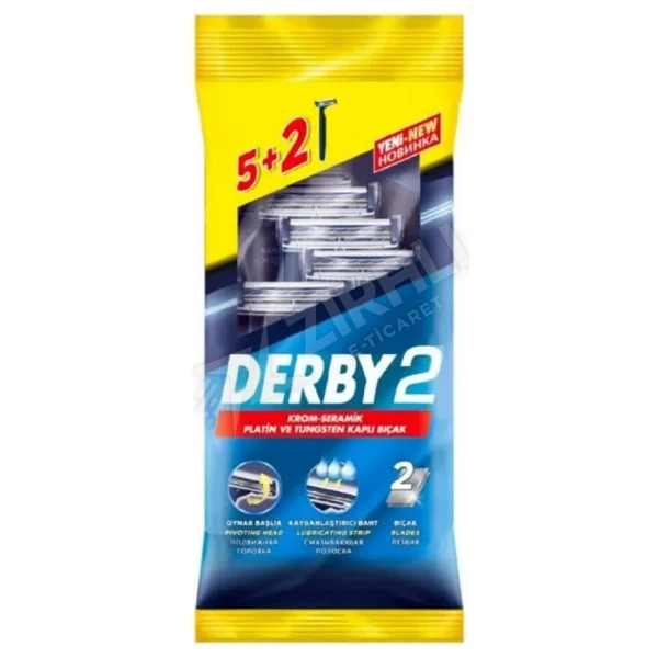 Derby Samurai 2 Tıraş Bıçağı 7 Li Poşet (5 + 2) - Görsel 2