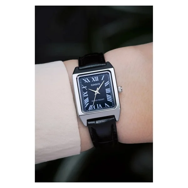 Casio Standart LTP-V007L-1BUDF Deri Kordon Siyah Kadın Kol Saati - Görsel 6