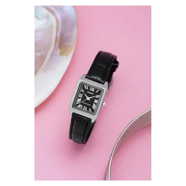 Casio Standart LTP-V007L-1BUDF Deri Kordon Siyah Kadın Kol Saati - Görsel 7