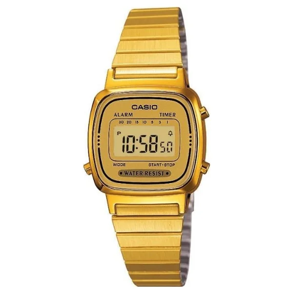 Casio Retro LA670WGA-9DF Altın Kadın Kol Saati - Görsel 2