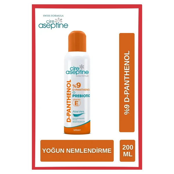 Cire Aseptine D-Panthenol 200 ml Nemlendirici Sprey - Görsel 2