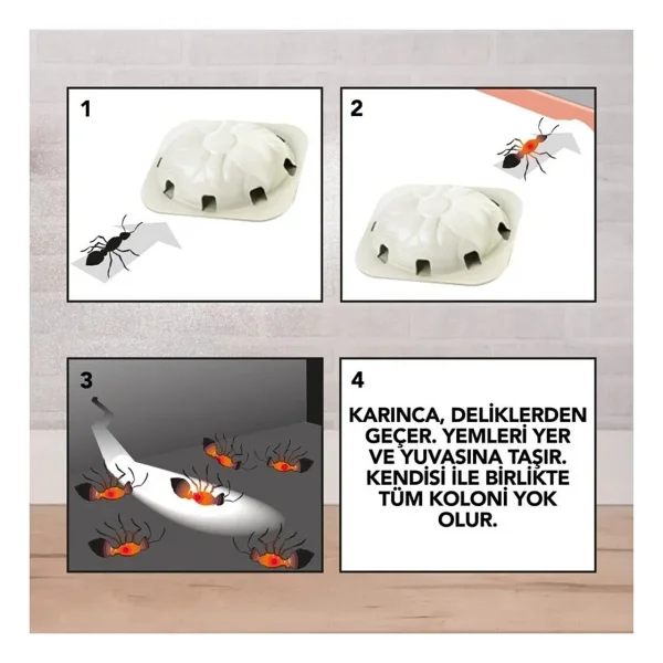 Raid Karınca Yemi 2 Li Tablet Etkili 2 Promo Paket Kokusuz ve Pratik Kullanım - Görsel 5