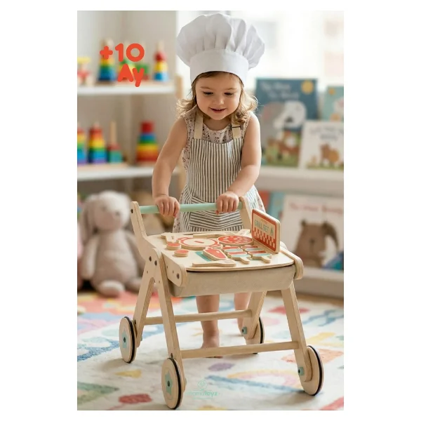 Mamatoyz Trio Chef Versiyonu Yürüteç ve Aktivite Masası - Görsel 9