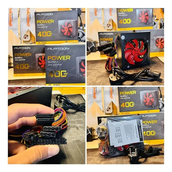 Platoon PL-9259 400 W Power Supply - Görsel 4