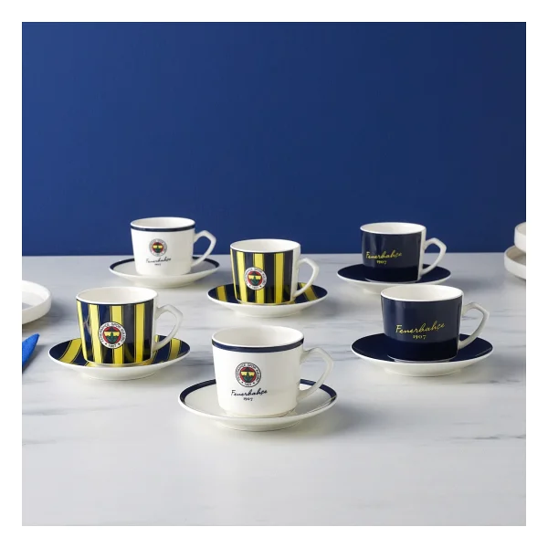 Karaca X Fenerbahçe 80 ml 6 Kişilik Kahve Fincan Takımı - Görsel 2