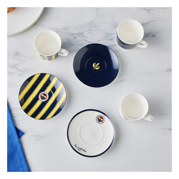 Karaca X Fenerbahçe 80 ml 6 Kişilik Kahve Fincan Takımı - Görsel 3