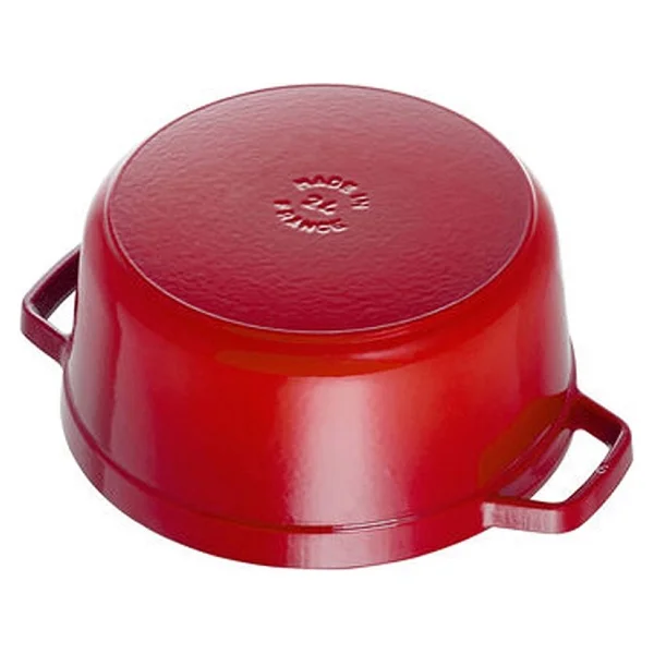 Staub La Cocotte Yuvarlak Kiraz 24 cm Döküm Tencere - Görsel 4