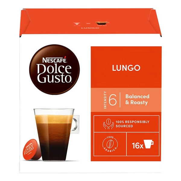 Nescafe Dolce Gusto Lungo Kapsül Kahve 16'lı - Görsel 6