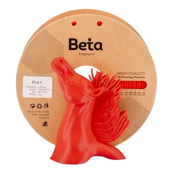 Beta PLA Plus 1.75 mm 1 kg Kiss Red Filament - Görsel 4