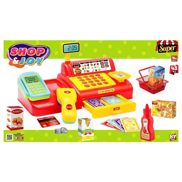 By Toys 578 Süper Market Yazar Kasası - Görsel 3