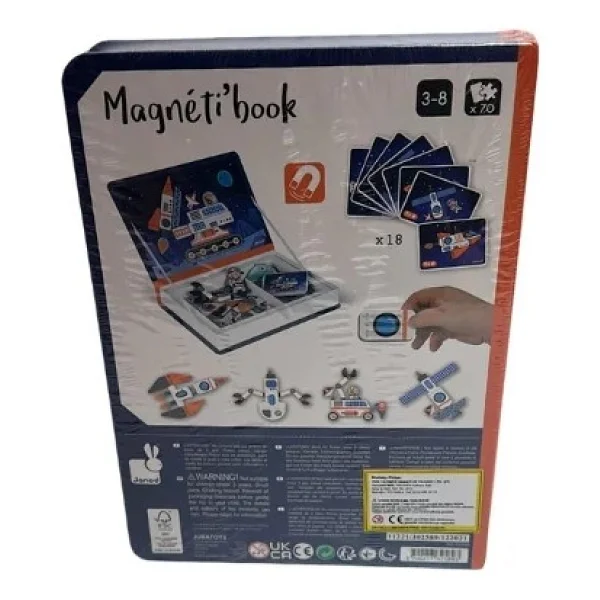 Janod Mıknatıslı Oyun Kitabı Uzay - Görsel 9